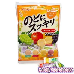 Kasugai Nodo Ni Sukkiri Fruit Hard Candy: 3.98-Ounce Bag -CANDY WAREHOUSE Sales kasugai nodo ni sukkiri fruit hard candy 3 98 ounce bag candy warehouse 4