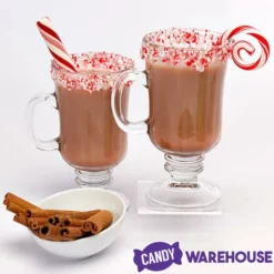 King Leo Crushed Peppermint Candy Cane Bits: 5LB Bag -CANDY WAREHOUSE Sales king leo crushed peppermint candy cane bits 5lb bag candy warehouse 5