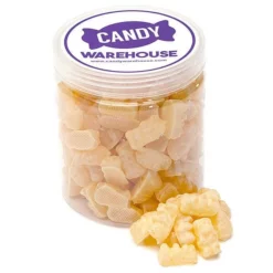 Koppers White Chocolate Covered Gummi Bears: 1LB Jar