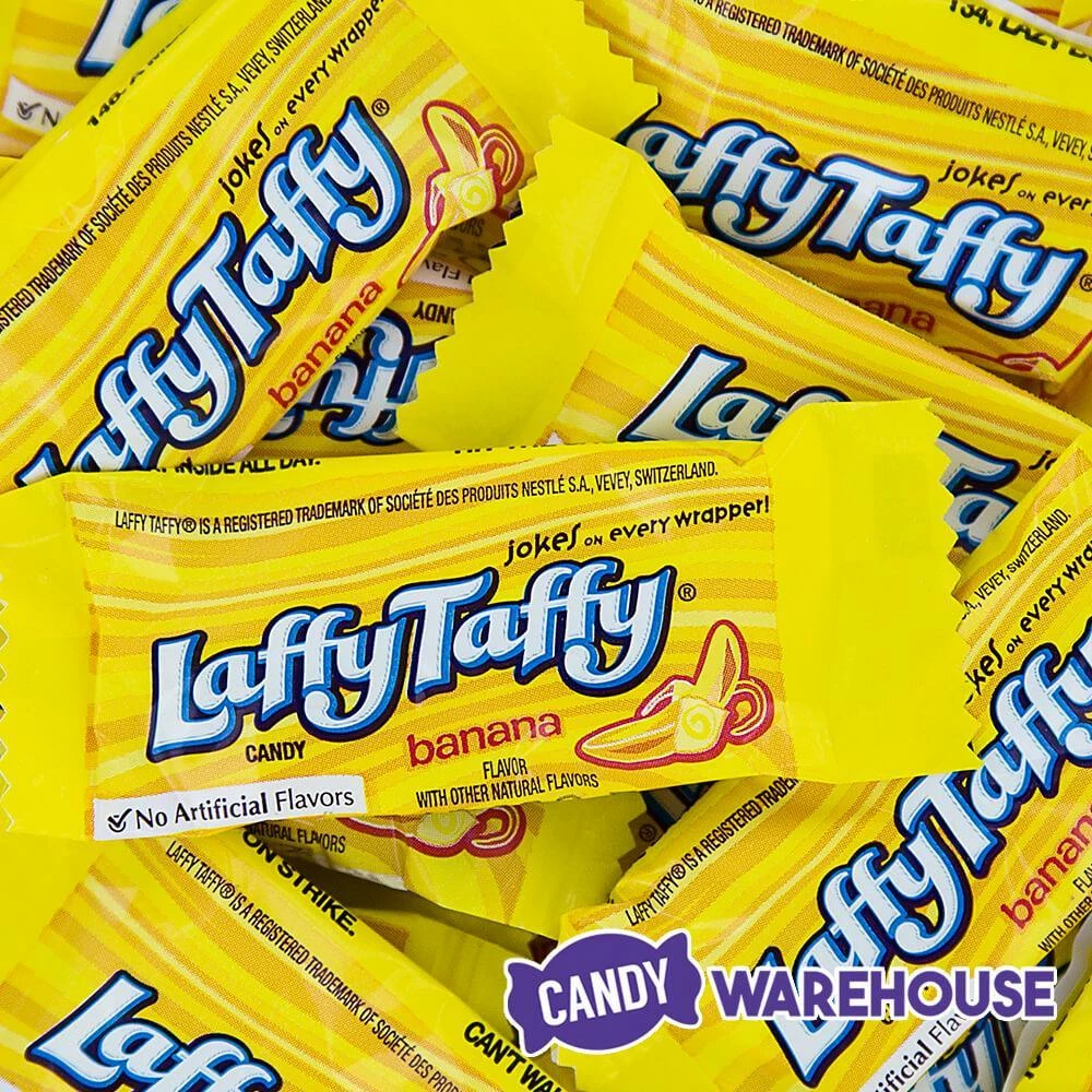 Laffy Taffy Candy - Banana: 145-Piece Tub 3 Laffy Taffy Candy - Banana: 145-Piece Tub - Image 3