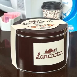 Lancaster Soft Cremes - Caramel, Vanilla, And Butterscotch - Caramel Candy: 2.5LB Gift Tin -CANDY WAREHOUSE Sales lancaster soft cremes caramel vanilla and butterscotch caramel candy 2 5lb gift tin candy warehouse 5