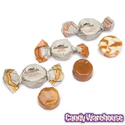 Lancaster Soft Cremes - Caramel, Vanilla, And Butterscotch - Caramel Candy: 2.5LB Gift Tin -CANDY WAREHOUSE Sales lancaster soft cremes caramel vanilla and butterscotch caramel candy 2 5lb gift tin candy warehouse 7