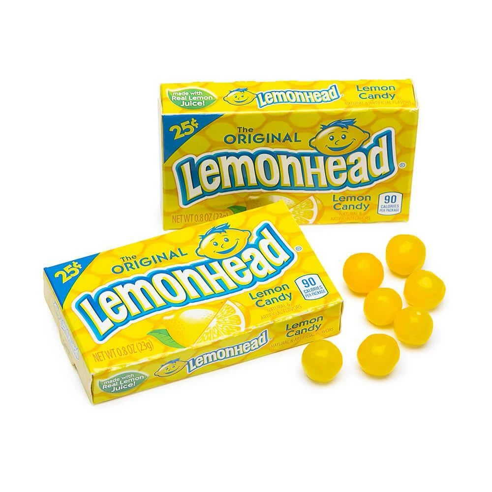 Lemonhead Candy Mini Packs: 24-Piece Box 1 Lemonhead Candy Mini Packs: 24-Piece Box