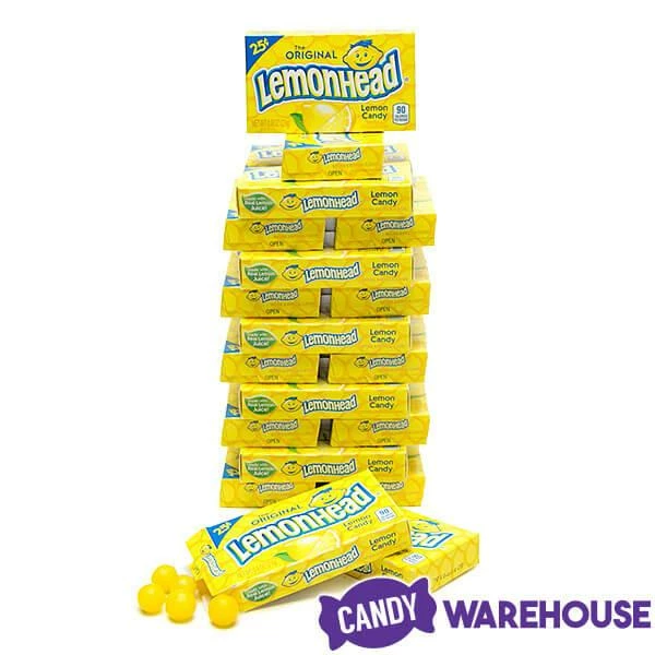 Lemonhead Candy Mini Packs: 24-Piece Box 2 Lemonhead Candy Mini Packs: 24-Piece Box - Image 2