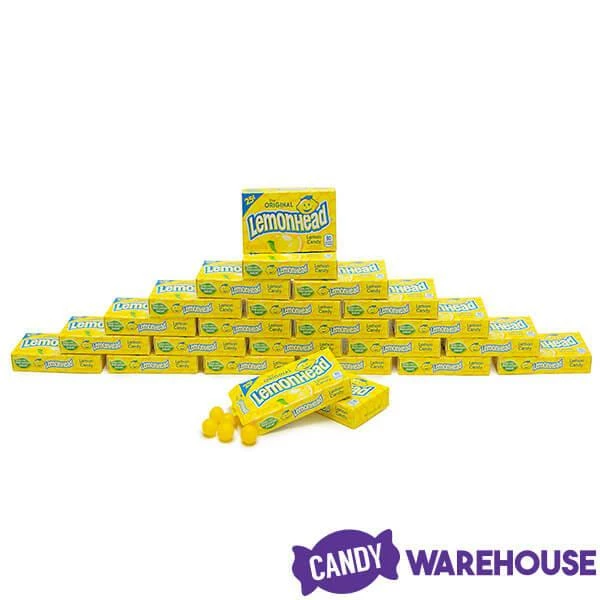 Lemonhead Candy Mini Packs: 24-Piece Box 3 Lemonhead Candy Mini Packs: 24-Piece Box - Image 3