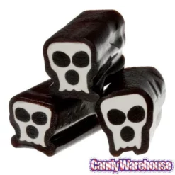 Licorice Skulls Candy: 5LB Bag -CANDY WAREHOUSE Sales licorice skulls candy 5lb bag candy warehouse 5