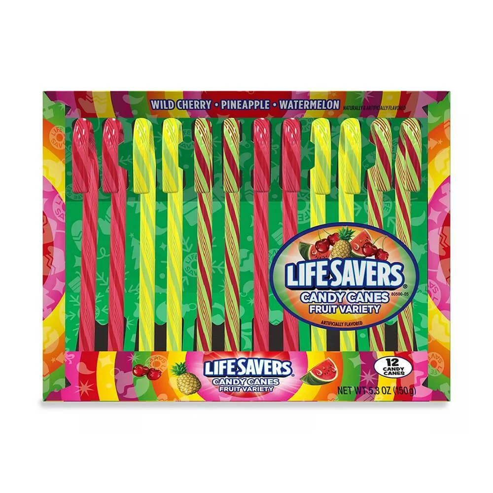 LifeSavers Candy Canes: 12-Piece Box 1 LifeSavers Candy Canes: 12-Piece Box