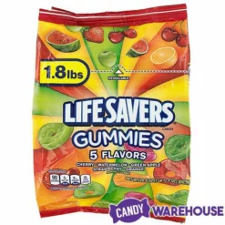 LifeSavers Gummies Candy - 5 Flavors: 1.6LB Bag 9 LifeSavers Gummies Candy - 5 Flavors: 1.6LB Bag -CANDY WAREHOUSE Sales lifesavers gummies candy 5 flavors 1 6lb bag candy warehouse 5