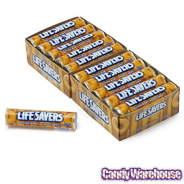 LifeSavers Hard Candy Rolls - Butter Rum: 20-Piece Pack 2 LifeSavers Hard Candy Rolls - Butter Rum: 20-Piece Pack - Image 2