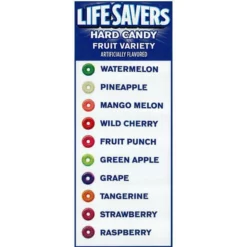 LifeSavers Hard Candy Singles - 10 Flavors Assortment: 1200-Piece Case -CANDY WAREHOUSE Sales lifesavers hard candy singles 10 flavors assortment 1200 piece case candy warehouse 6
