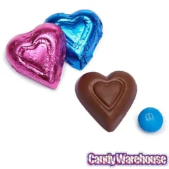 Madelaine Assorted Colors Foiled Milk Chocolate Hearts: 5LB Bag -CANDY WAREHOUSE Sales madelaine assorted colors foiled milk chocolate hearts 5lb bag candy warehouse 3