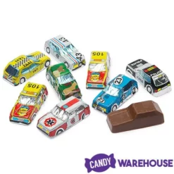 Madelaine Foiled Milk Chocolate Mini Cars: 100-Piece Display -CANDY WAREHOUSE Sales madelaine foiled milk chocolate mini cars 100 piece display candy warehouse 5
