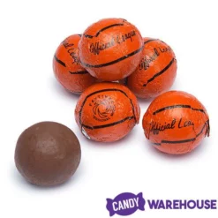 Madelaine Foiled Milk Chocolate Sports Balls 2-Ounce Mesh Bags - Basketball: 24-Piece Tub -CANDY WAREHOUSE Sales madelaine foiled milk chocolate sports balls 2 ounce mesh bags basketball 24 piece tub candy warehouse 3