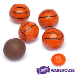 Madelaine Foiled Milk Chocolate Sports Balls 2-Ounce Mesh Bags - Basketball: 24-Piece Tub -CANDY WAREHOUSE Sales madelaine foiled milk chocolate sports balls 2 ounce mesh bags basketball 24 piece tub candy warehouse 5