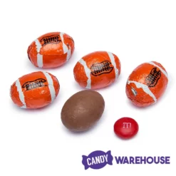Madelaine Foiled Milk Chocolate Sports Balls 2-Ounce Mesh Bags - Football: 24-Piece Tub -CANDY WAREHOUSE Sales madelaine foiled milk chocolate sports balls 2 ounce mesh bags football 24 piece tub candy warehouse 4