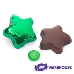 Madelaine Foiled Milk Chocolate Stars - Green: 5LB Bag 5 Madelaine Foiled Milk Chocolate Stars - Green: 5LB Bag -CANDY WAREHOUSE Sales madelaine foiled milk chocolate stars green 5lb bag candy warehouse 3