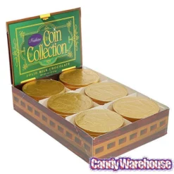 Madelaine Gold Foiled Buffalo Giant Milk Chocolate Coins: 60-Piece Box -CANDY WAREHOUSE Sales madelaine gold foiled buffalo giant milk chocolate coins 60 piece box candy warehouse 3