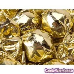 Madelaine Gold Foiled Caramel Filled Chocolate Truffles: 30-Piece Tub -CANDY WAREHOUSE Sales madelaine gold foiled caramel filled chocolate truffles 30 piece tub candy warehouse 3