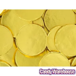 Madelaine Gold Foiled Milk Chocolate Coins - Blank: 5LB Bag -CANDY WAREHOUSE Sales madelaine gold foiled milk chocolate coins blank 5lb bag candy warehouse 3
