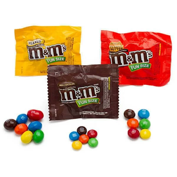 M&M's Candy Fun Size Packs: 55-Piece Bag 1 M&M's Candy Fun Size Packs: 55-Piece Bag
