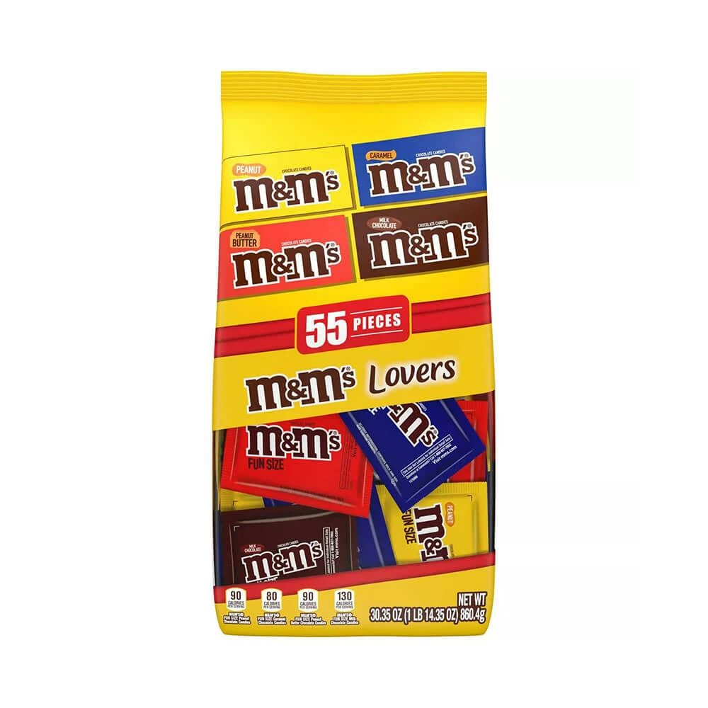 M&M's Candy Fun Size Packs: 55-Piece Bag 2 M&M's Candy Fun Size Packs: 55-Piece Bag - Image 2