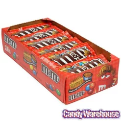 M&M's Candy Packs - Peanut Butter: 24-Piece Box -CANDY WAREHOUSE Sales mandm s candy packs peanut butter 24 piece box candy warehouse 3