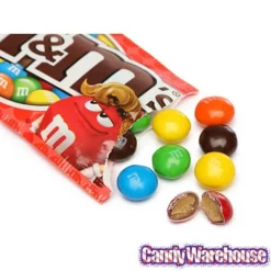 M&M's Candy Packs - Peanut Butter: 24-Piece Box -CANDY WAREHOUSE Sales mandm s candy packs peanut butter 24 piece box candy warehouse 4
