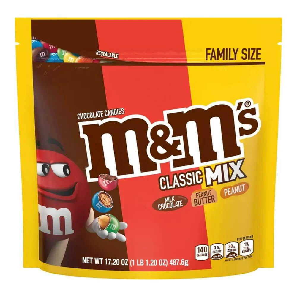 M&M's Classic Mix: 17.2-ounce Bag 1 M&M's Classic Mix: 17.2-ounce Bag