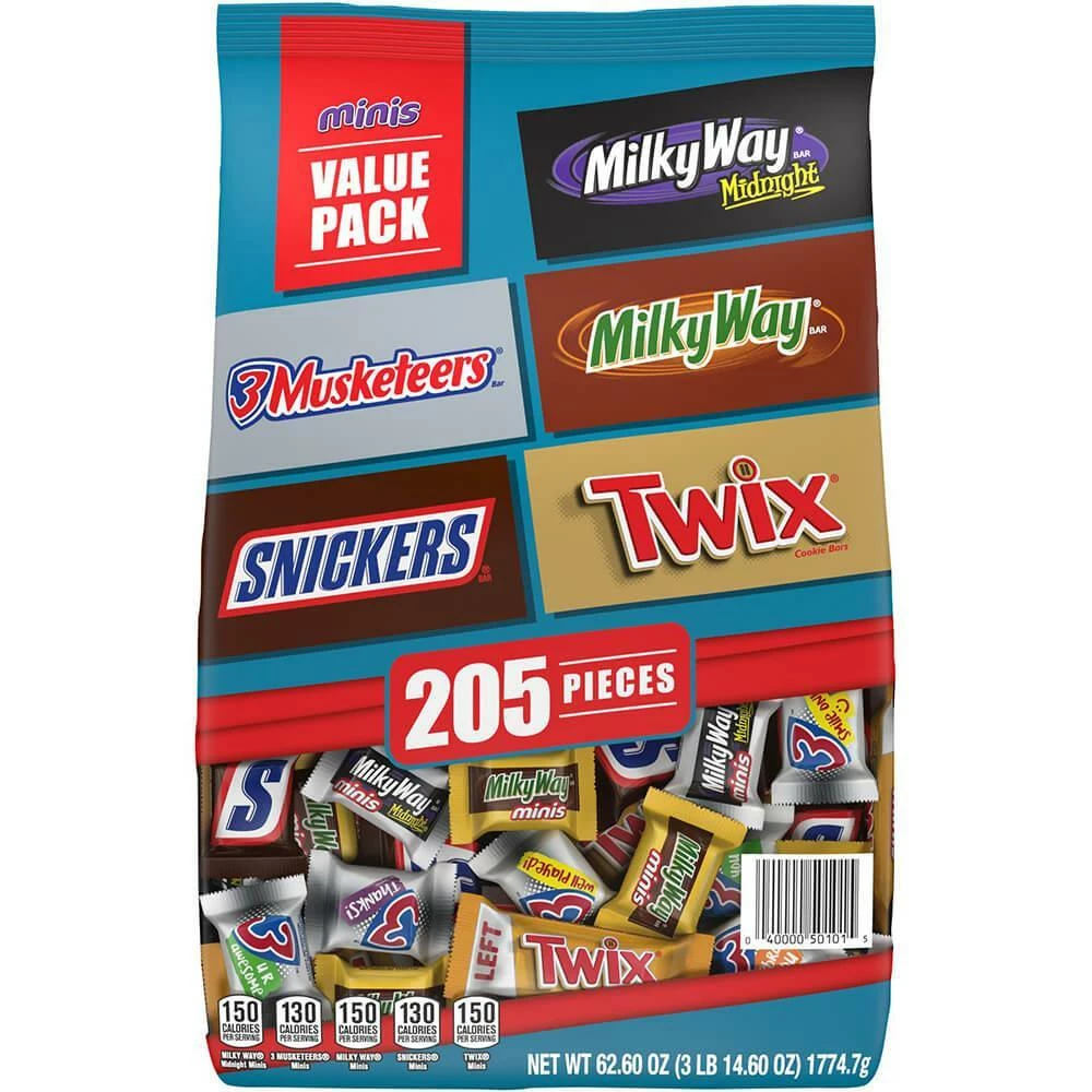 Mars Chocolate Favorites Minis Assortment: 62-Ounce Bag 1 Mars Chocolate Favorites Minis Assortment: 62-Ounce Bag