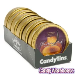 McKeever & Danlee Bon Bons Candy Tins - Butterscotch: 6-Piece Box -CANDY WAREHOUSE Sales mckeever and danlee bon bons candy tins butterscotch 6 piece box candy warehouse 3