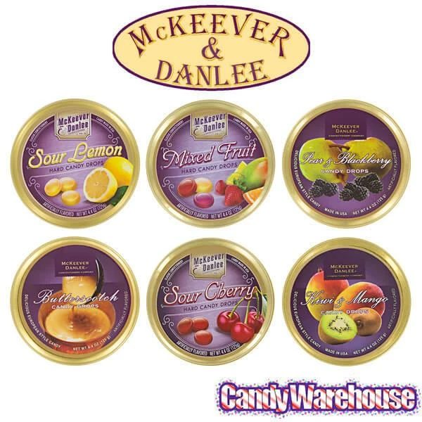 McKeever & Danlee Bon Bons Candy Tins - Sour Cherry: 6-Piece Box 2 McKeever & Danlee Bon Bons Candy Tins - Sour Cherry: 6-Piece Box - Image 2