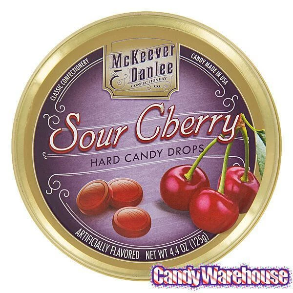 McKeever & Danlee Bon Bons Candy Tins - Sour Cherry: 6-Piece Box 4 McKeever & Danlee Bon Bons Candy Tins - Sour Cherry: 6-Piece Box - Image 4