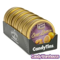 McKeever & Danlee Bon Bons Candy Tins - Sour Lemon: 6-Piece Box -CANDY WAREHOUSE Sales mckeever and danlee bon bons candy tins sour lemon 6 piece box candy warehouse 3