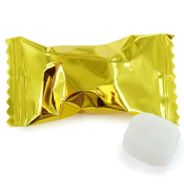 Metallic Gold Wrapped Butter Mint Creams: 300-Piece Case 1 Metallic Gold Wrapped Butter Mint Creams: 300-Piece Case