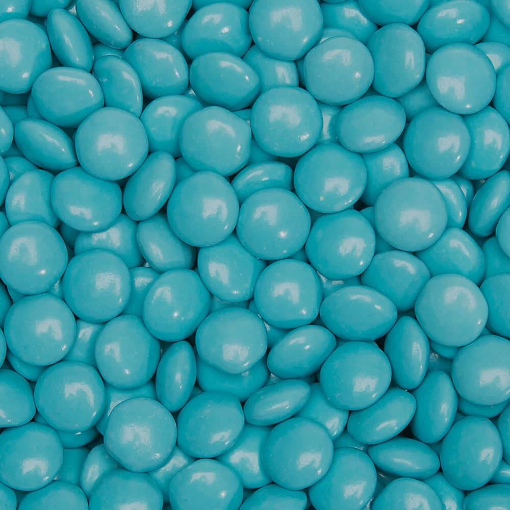 Milk Chocolate Gems - Powder Blue: 2LB Bag 1 Milk Chocolate Gems - Powder Blue: 2LB Bag