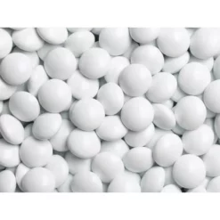 Milk Chocolate Gems - White: 2LB Bag