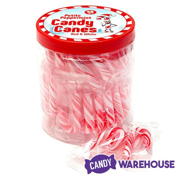 Mini Candy Canes - Red And White: 45-Piece Jar 8 Mini Candy Canes - Red And White: 45-Piece Jar - Image 8