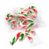 Mini Candy Canes - Red, Green, And White: 100-Piece Tub