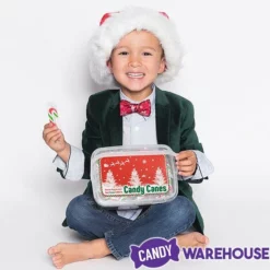 Mini Candy Canes - Red, Green, And White: 100-Piece Tub 10 Mini Candy Canes - Red, Green, And White: 100-Piece Tub -CANDY WAREHOUSE Sales mini candy canes red green and white 100 piece tub candy warehouse 3