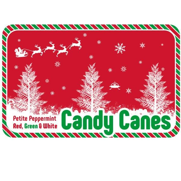 Mini Candy Canes - Red, Green, And White: 100-Piece Tub 5 Mini Candy Canes - Red, Green, And White: 100-Piece Tub - Image 5