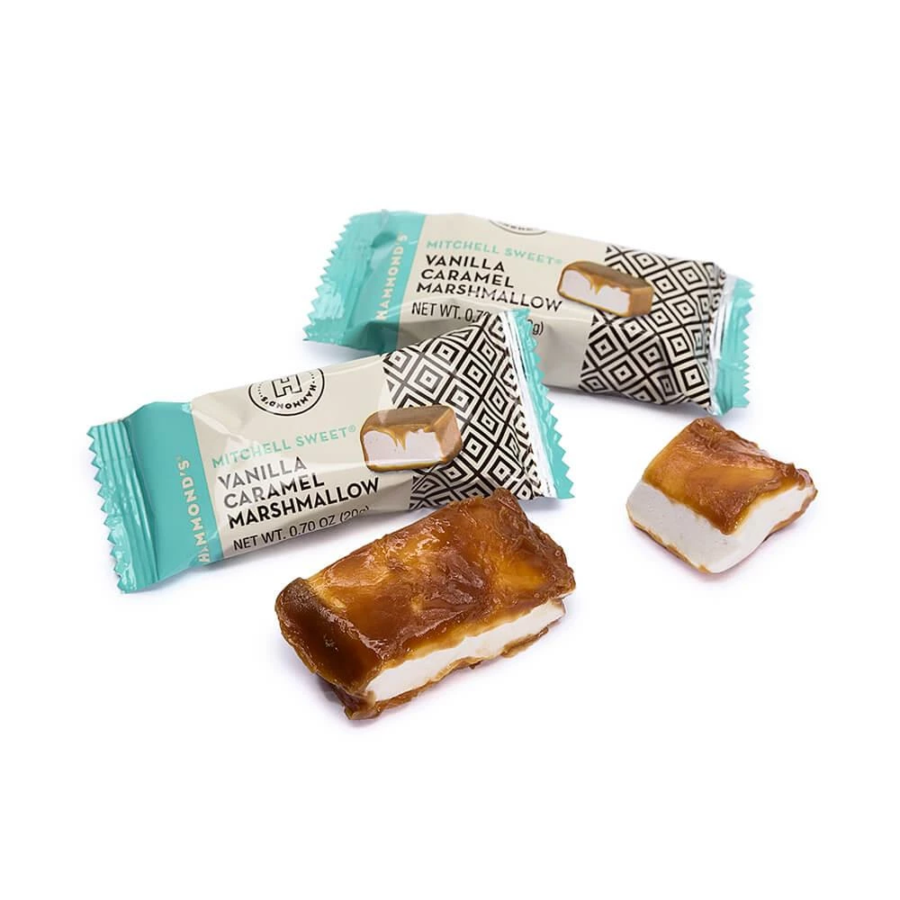 Mitchell Sweets Caramel Covered Marshmallows: 54-Piece Tub 1 Mitchell Sweets Caramel Covered Marshmallows: 54-Piece Tub