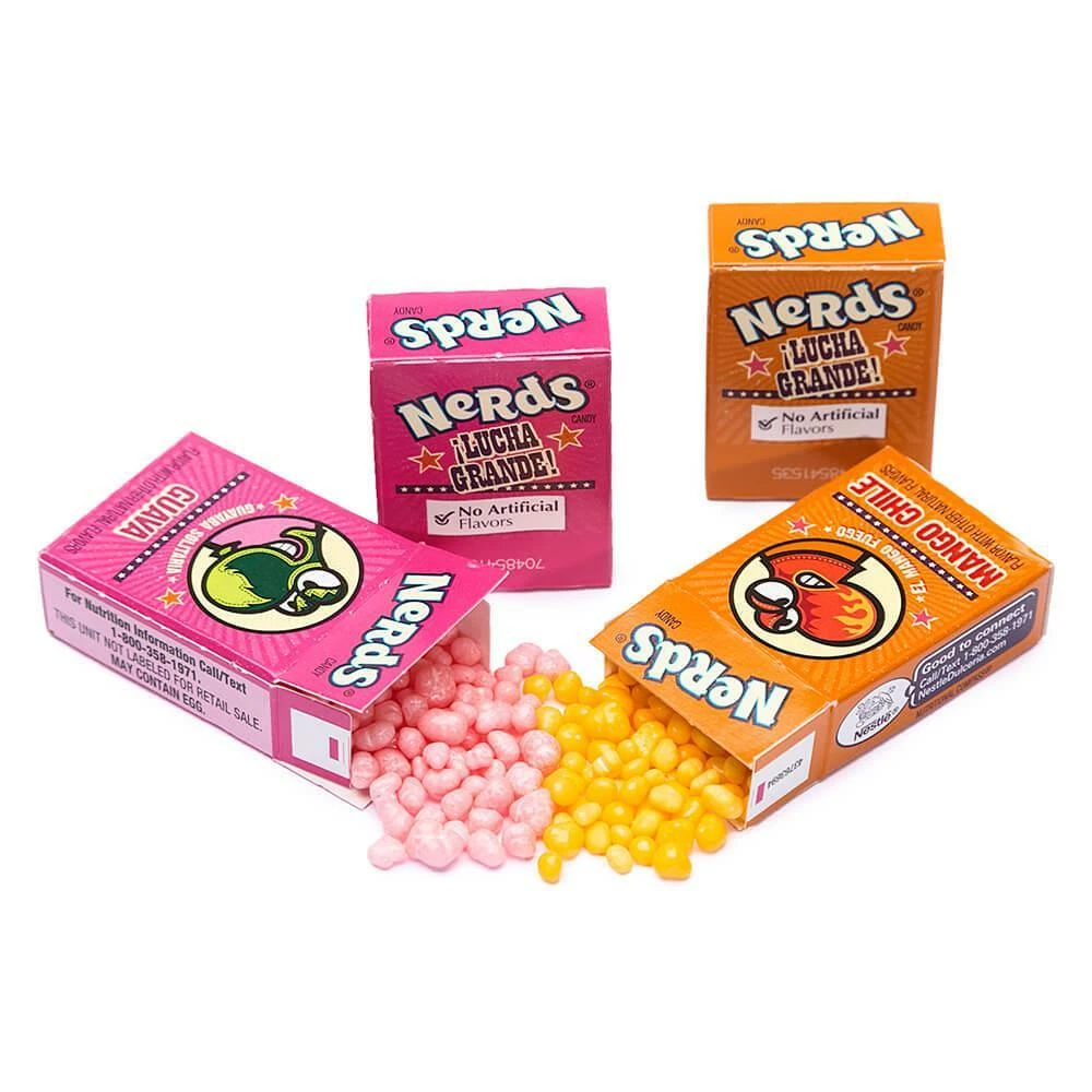 Nerds Lucha Grande Candy Snack Size Packs In 3-Ounce Bags - Guava And Mango Chile: 24-Piece Box 2 Nerds Lucha Grande Candy Snack Size Packs In 3-Ounce Bags - Guava And Mango Chile: 24-Piece Box - Image 2