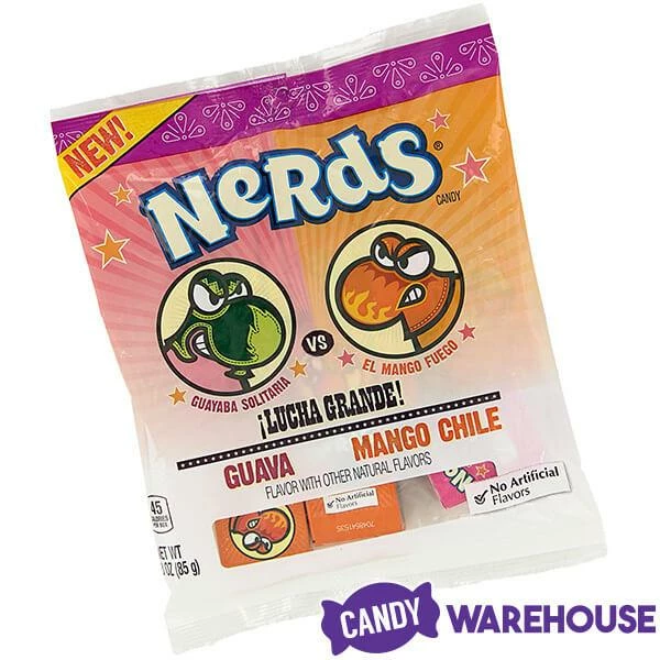 Nerds Lucha Grande Candy Snack Size Packs In 3-Ounce Bags - Guava And Mango Chile: 24-Piece Box 5 Nerds Lucha Grande Candy Snack Size Packs In 3-Ounce Bags - Guava And Mango Chile: 24-Piece Box - Image 5