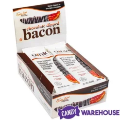 Oinks Applewood Smoked Chocolate Covered Bacon -CANDY WAREHOUSE Sales oinks applewood smoked chocolate covered bacon candy warehouse 4