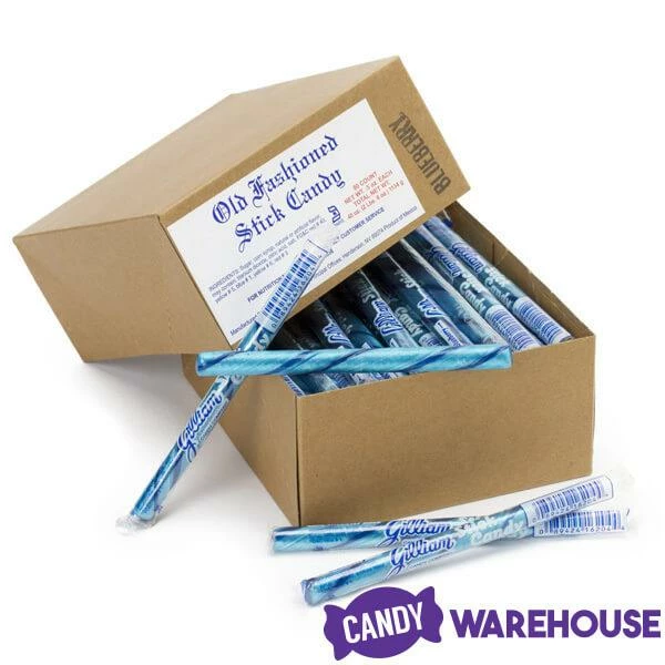 Old Fashioned Hard Candy Sticks - Blueberry: 80-Piece Box 5 Old Fashioned Hard Candy Sticks - Blueberry: 80-Piece Box - Image 5