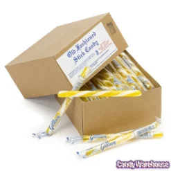 Old Fashioned Hard Candy Sticks - Lemon: 80-Piece Box -CANDY WAREHOUSE Sales old fashioned hard candy sticks lemon 80 piece box candy warehouse 5 79d09373 4e44 4497 8874 83956010a712