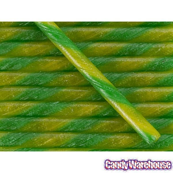 Old Fashioned Hard Candy Sticks - Lemon Lime: 80-Piece Box 2 Old Fashioned Hard Candy Sticks - Lemon Lime: 80-Piece Box - Image 2