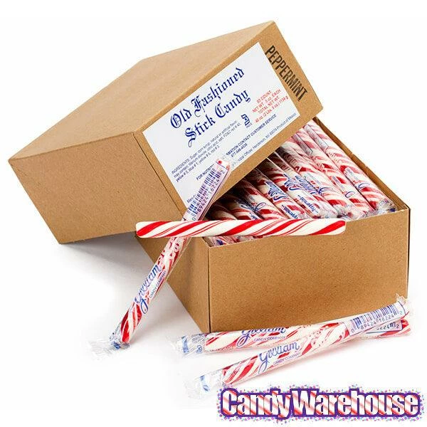 Old Fashioned Hard Candy Sticks - Peppermint: 80-Piece Box 4 Old Fashioned Hard Candy Sticks - Peppermint: 80-Piece Box - Image 4