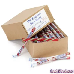 Old Fashioned Hard Candy Sticks - Strawberry: 80-Piece Box -CANDY WAREHOUSE Sales old fashioned hard candy sticks strawberry 80 piece box candy warehouse 4 356745f8 3edd 4778 b332 a9fbfacd852c
