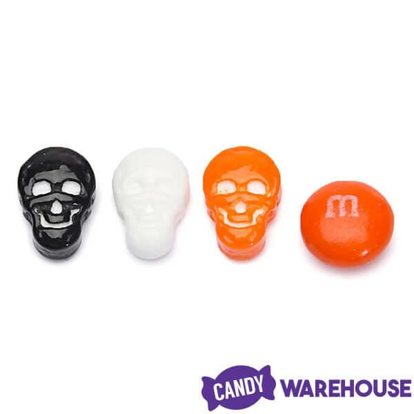 Orange, Black & White Candy Skulls: 5LB Bag 2 Orange, Black & White Candy Skulls: 5LB Bag - Image 2